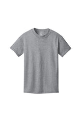 Port & Company® Youth Core Cotton Tee - Athletic Heather